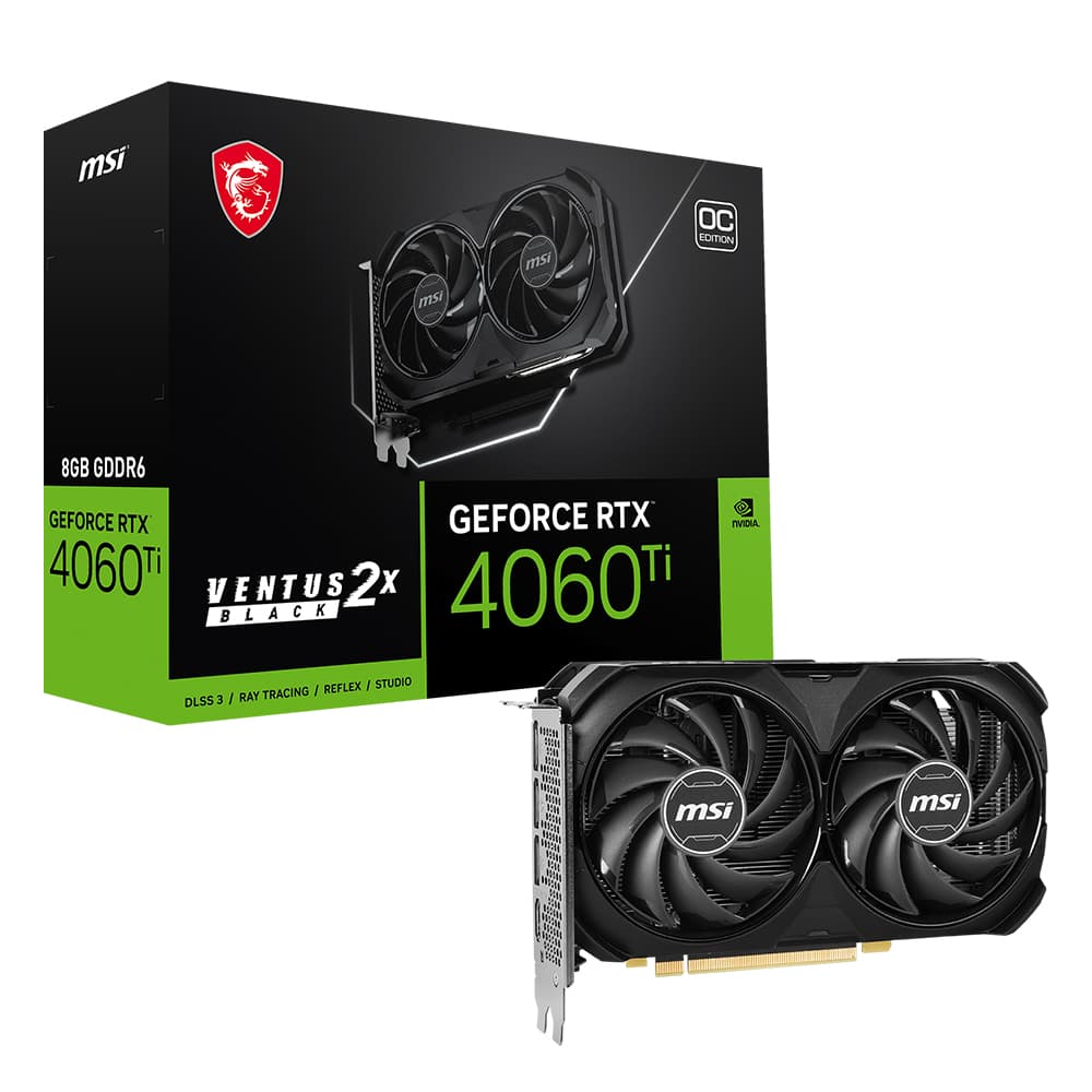 MSI 지포스 RTX 4060 Ti 벤투스 2X OC D6 8GB